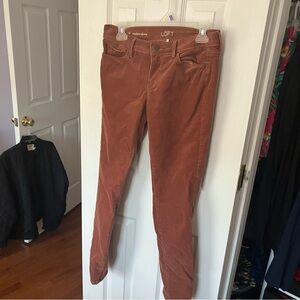 Ann Taylor LOFT Copper Rust 24/7 Skinny Jeans
